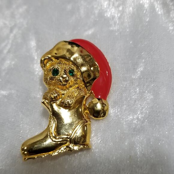 Avon Christmas tac pin mouse in boots 1.1398 - Picture 4 of 10